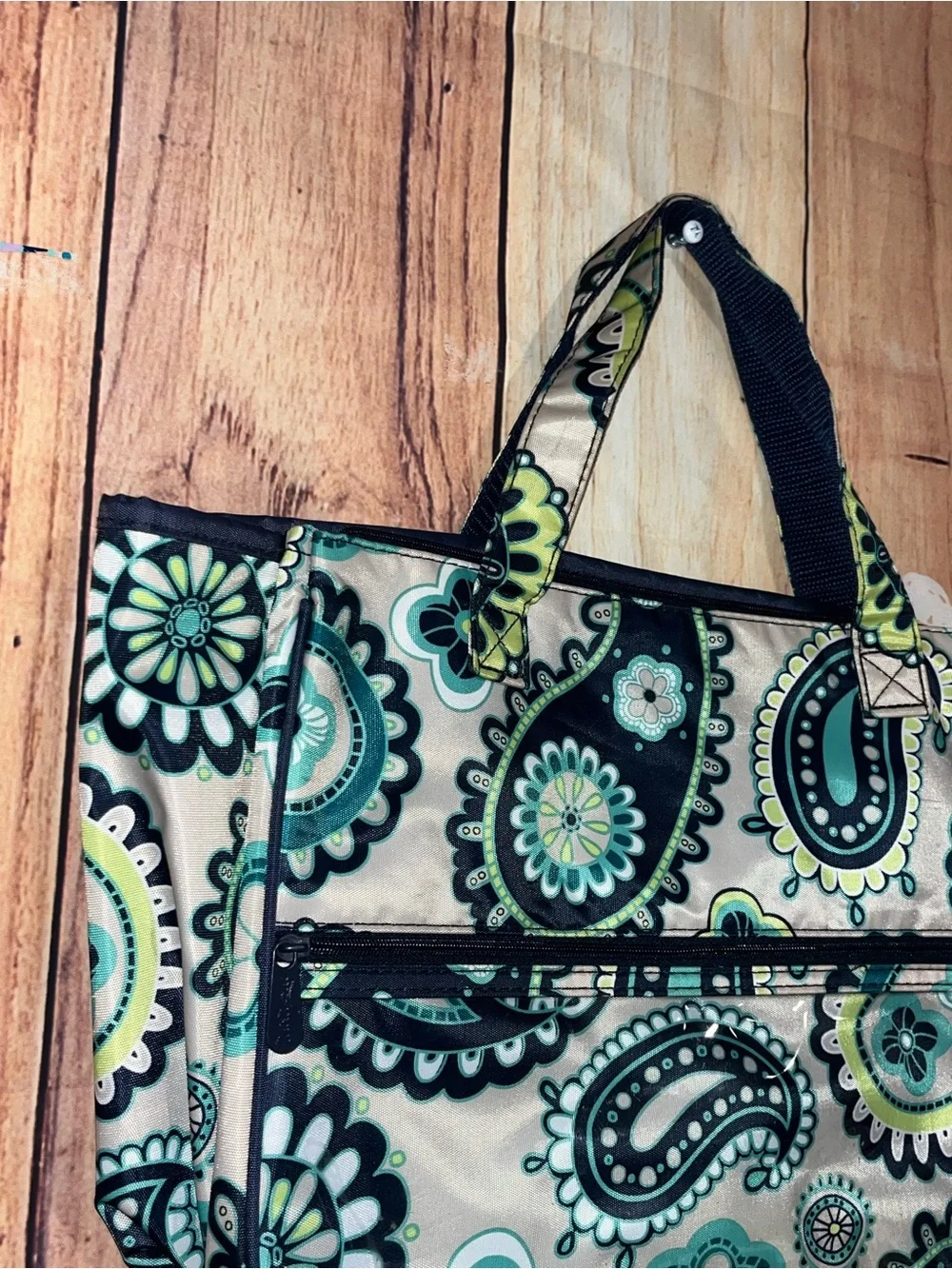 Thirty-One True Beauty Bag Paisley Day Like New Makeup Bag